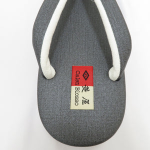 Calen BLOSSO Karen Blosso Selivery Cafe Elephant Hishiya Karen Blosso CALEN BLOSSO L Size Gray x White Casual Footwear made in Japan