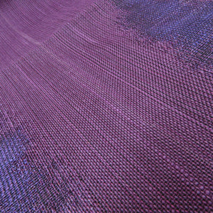 Nagoya Obi Summer Nagoya Obi Summer Purple Land Matsuba Tailoring Length 347cm