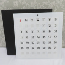 Load image into Gallery viewer, Interior A &amp; M Contemporary Design Home Acrylic Wden Calendar Wall