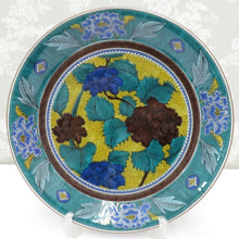 Load image into Gallery viewer, Kutani ware dishes Kutani blue suburban large peony Approximately 27.5cm Box Yumi