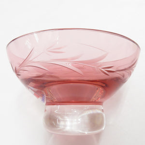 Bohemian glass ボヘミアングラス グラス 食器 盃 冷酒グラス 5客セット 箱有 ガラス 酒器 未使用品