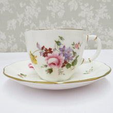画像をギャラリービューアに読み込む, royal crown derby ロイヤルクラウンダービー 食器 Posies ポジー カップ＆ソーサー バラ 難あり