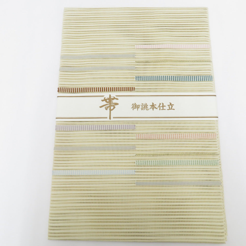 Nagoya Obi Silk spelled for summer spells for summer, modern patterns, 8 inches, obi summer, casual tailoring summer band length 370cm