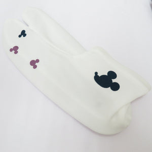 Disney Stretch tabi 2 pairs set 22-25cm Sock Story Mickey One Point Border Monotone Made in Japan Bankan Wamonoya Unused