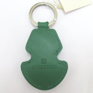 GIVENCHY Givenchy Key Holder Key Ring Kael Green Leather Genuine Leather