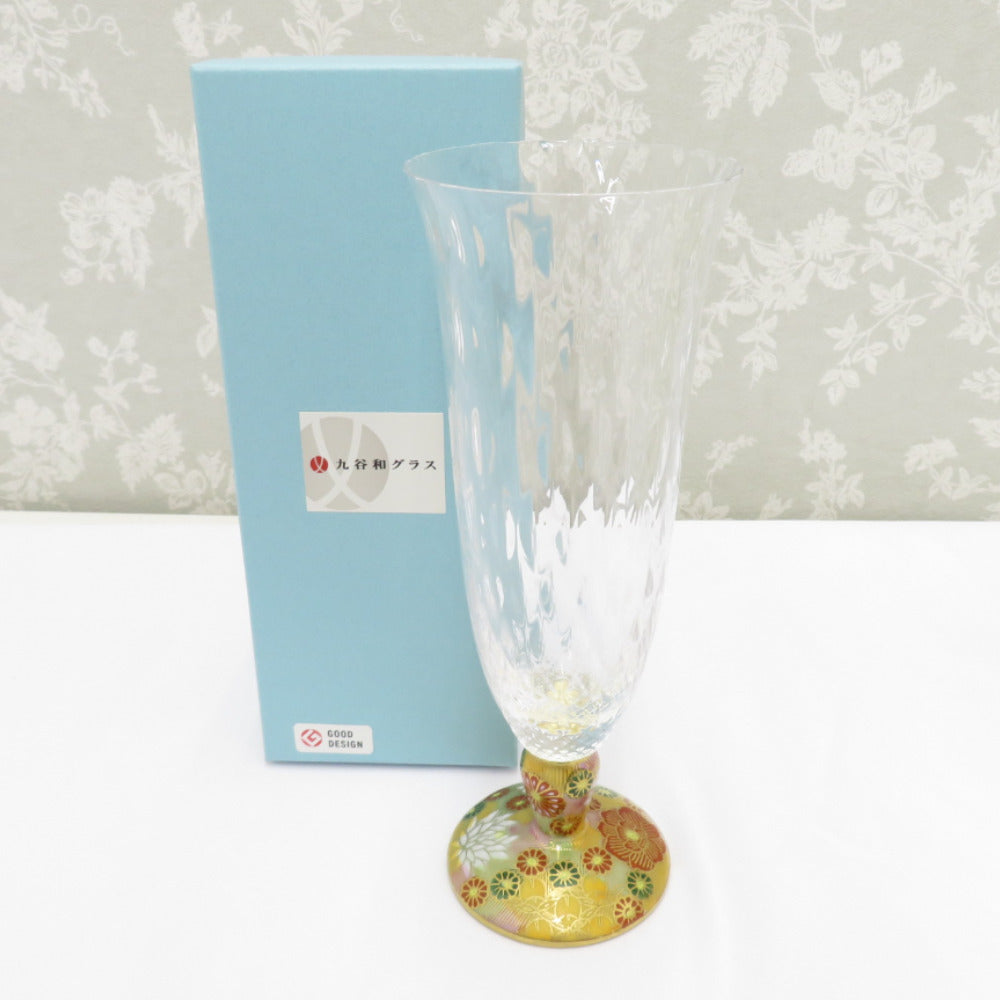 Kutani ware cupboard Kiyomine -do Kutani Glass Glass Beer Glass Beer Glass Beauty Goods