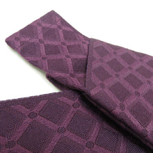 Load image into Gallery viewer, Male band one -touch square belt 100 % purple landsmade Japanese men&#39;s men&#39;s classic yukata belt men&#39;s simple dressing kimono kimono length approx. 400cm