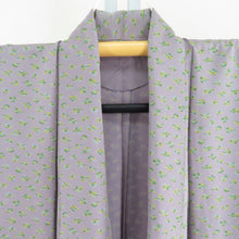 Load image into Gallery viewer, Komon single coat wide collar light purple x yellow -green chill pattern pure silk casual tailoring