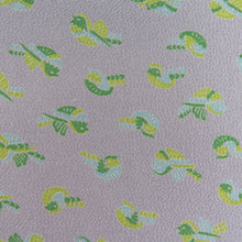 Load image into Gallery viewer, Komon single coat wide collar light purple x yellow -green chill pattern pure silk casual tailoring