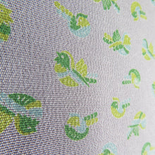 Load image into Gallery viewer, Komon single coat wide collar light purple x yellow -green chill pattern pure silk casual tailoring