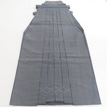 Load image into Gallery viewer, Hakama Men&#39;s Fukuju Textile Yonezawa Orin Silk Lantern Hakama String Lower size Approximately 90cm Gray blue men are tailored