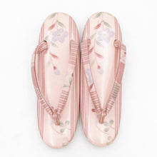 Load image into Gallery viewer, Sandals M size 23cm Urethane sole Pink floral x pink repair kit