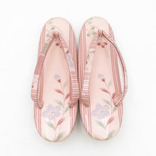 Load image into Gallery viewer, Sandals M size 23cm Urethane sole Pink floral x pink repair kit