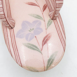 Sandals M size 23cm Urethane sole Pink floral x pink repair kit