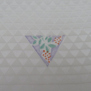 Pure silk white x green x light purple scales for crackling undergarment 1350cm