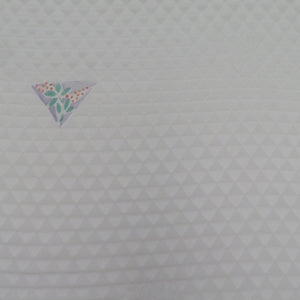 Pure silk white x green x light purple scales for crackling undergarment 1350cm