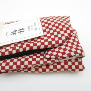 Pattern tabi 22.0cm Red / beige Ichimatsu pattern 市 底 一 一 び 一 袋 袋 袋 袋 袋 袋 袋 袋 袋 袋 袋 袋