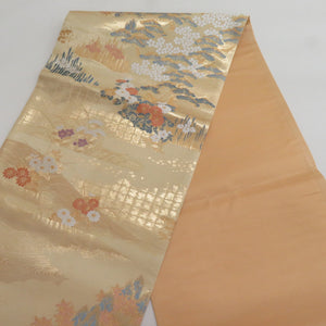 Vailer Silk Pure Silk Six -Passing Seasonal Flowers Popular Gold Gold Gold Gold Formal Tailoring Length 448cm