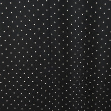 Load image into Gallery viewer, Komon single clothing polyester Washable kimono black x white polka dots pattern wide collar kimono