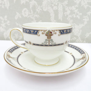 WEDGWOOD ウエッジウッド 食器 HIGHGROVE ハイグローブ カップ＆ソーサー プレート 中皿 ペア 4点セット 箱有 廃番品