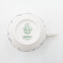 画像をギャラリービューアに読み込む, NIKKO ニッコー 食器 LIBERTY リバティ コーヒーカップ・ティーカップ・小皿セット ご自宅向け 花柄 総柄 ブルー 現状品