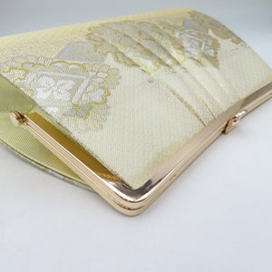 草履・バッグセット 草履バッグセット 礼装用 フォーマル ゴールド系 佐賀錦 24.0cm Lサイズ 披露宴 着物バッグ  未使用品