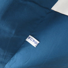 Load image into Gallery viewer, 紬 着物 本場大島紬 証紙付 大島紬美幸謹製 袷着物 広衿 青紺色 縞柄 正絹 カジュアル着物 仕立て上がり 身丈161cm
