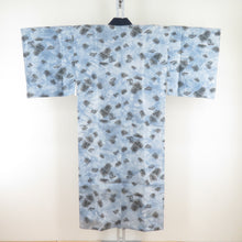 Load image into Gallery viewer, Baseball Polyester Men Shogi pattern Blue Washable long undergarment Casual men&#39;s kimono 138cm