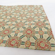 Load image into Gallery viewer, 龍村美術織物 名古屋帯 正絹 小蜀紅錦 九寸開きなごや帯 全通柄 カジュアル 仕立て上がり 着物帯 長さ360cm