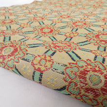 Load image into Gallery viewer, 龍村美術織物 名古屋帯 正絹 小蜀紅錦 九寸開きなごや帯 全通柄 カジュアル 仕立て上がり 着物帯 長さ360cm