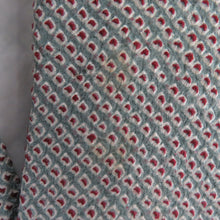 Load image into Gallery viewer, Komon lined wide collar gray blue x wine red total aperture Kanako Pattern size pure silk