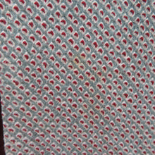 Load image into Gallery viewer, Komon lined wide collar gray blue x wine red total aperture Kanako Pattern size pure silk