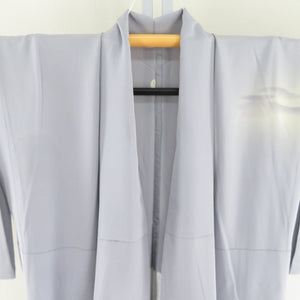 Attached single -sided residence lashes with a single crested scenery pattern Pastel wide collar silk tailoring kimono 156cm