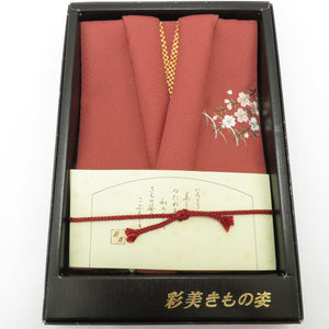 Furoshiki Kosa 3 -piece set Sakura embroidery Crepe Box Furoshiki Fukusa Kazu Souvenir Sakura Fabric