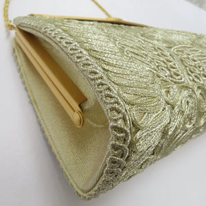 Japanese Bag Bag Bag Champagne Gold Handbag Clutch Bag Party Bag Kimono Back Western -style clothing