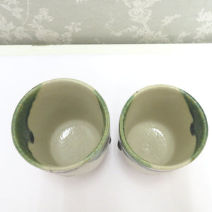 Minoyaki Mino -yaki Ceramics Tableware Kenji Mizuno Kobe Kiln -kiln Kiln Boujin Pair Pair Box Ceramic Ceramics