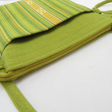 Load image into Gallery viewer, Shoulder bag Minsa Yaeyama Green Green MINSAH Hand -woven Made in Japan Minsa Crafts Minder Wojinya Pochette 100 % Cotton Unused