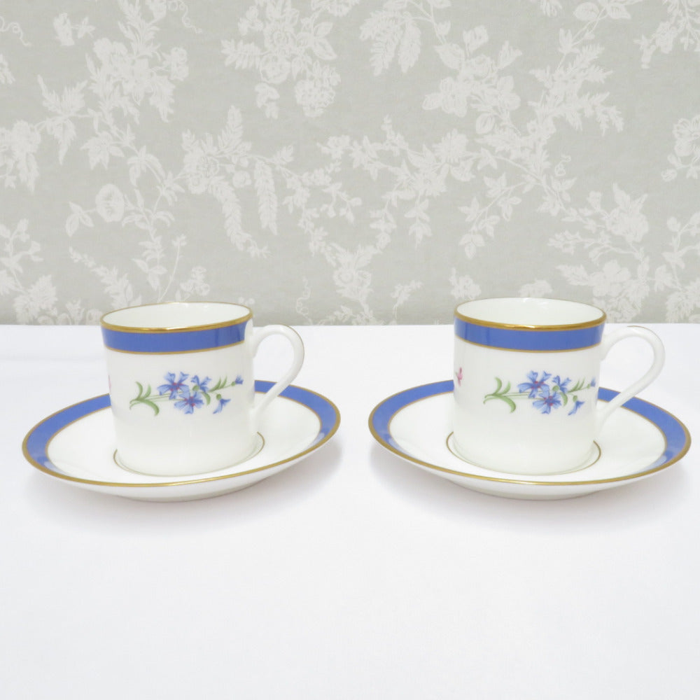 TIFFANY & CO. Tiffany tableware Tiffany Floral Tiffany Floral Pair Demitas Cup & Saucer Coffee Cup 2 customer set