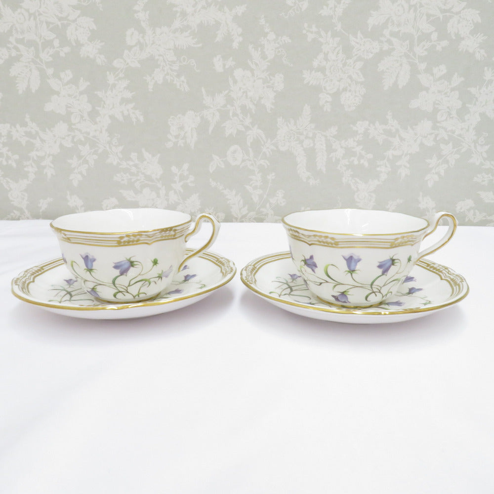 SPODE spode tableware CAMPANULA Campanula Pair Cup & Saucer Tea Cup Bell Bell 2 Customer Set