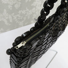 Load image into Gallery viewer, Japanese bag bead bag black handbag kimono bag Western -style Japanese accessories