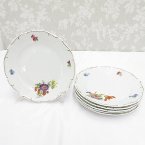 Tableware WEIMAR PORZELLAN Weimar porcelain plate dish 19.5cm 6 pieces