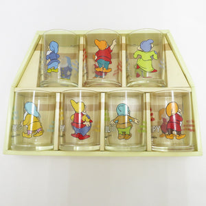 Disney Disney Glass Tableware Shirayukihime Seven Dwarfs and Glass Set 7 Customer Set Cup Tumbler Box available