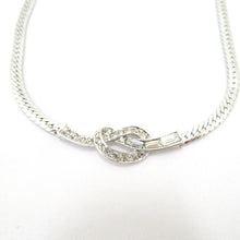 Load image into Gallery viewer, NINA RICCI Ninarich Necklace Rhinestone Kihei Chain Silver Color Box available