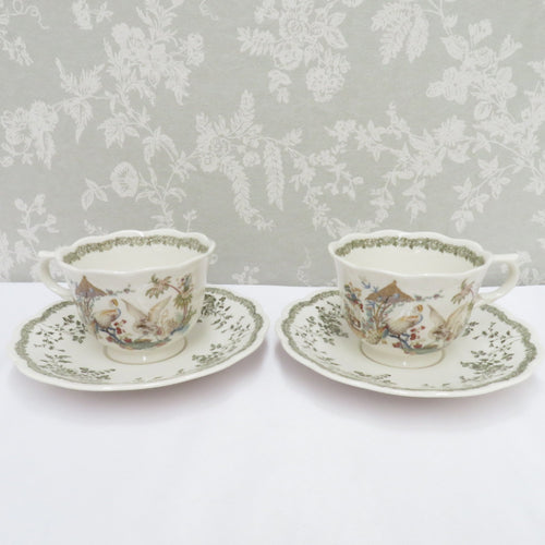 NIKKO Nikko Tableware Mulse Dyezen Museum Cup & Saucer Tea Cup 2 Customer Set