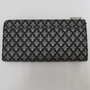 PATRICK COX Patrick Cox Long Wallet L -shaped Zye -shaped Black Black Emblem Pattern Card 30 cards possible