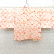 Load image into Gallery viewer, Haori silk squeezed white x orange kimono coat kimono kimono kimono kimono kimonos