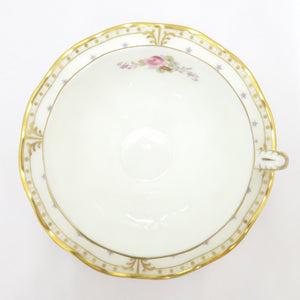 ROYAL CROWN DERBY Royal Crowner Bee Tableware Royal Antoinette Royal Antoinette Cup & Saucer Tea Cup