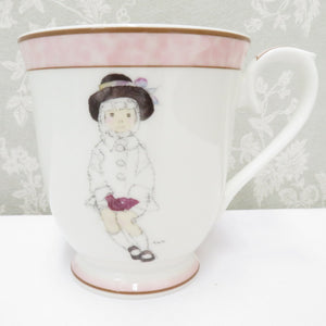 NARUMI NARUMI Magu Cup Tableware Chihiro Chihiro Museum Mug Cup 2 Customer Set "Himawari and Aka -chan" "Koge Brown Hat Girl" Box