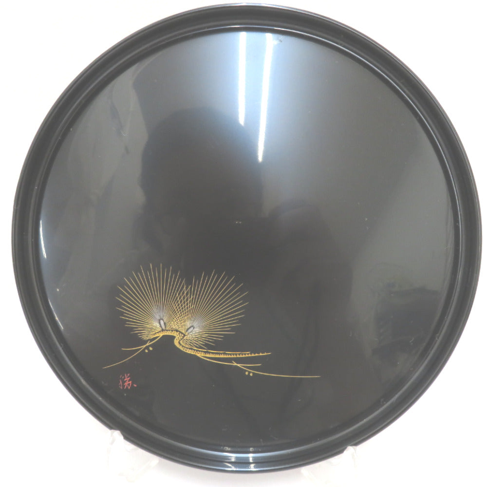 【輪島塗り】輪島塗　平盆 輪島塗り】輪島塗平盆