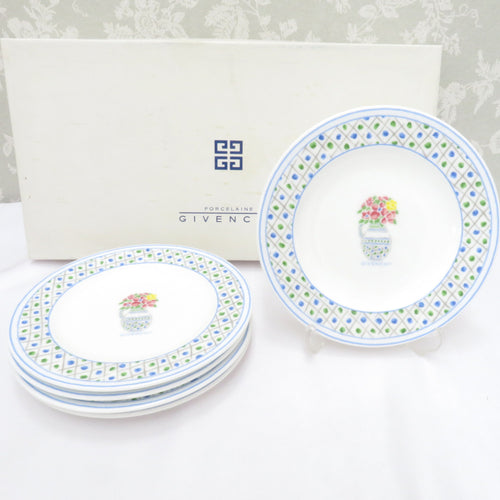 GIVENCHY Givenchy Tableware YAMAKA Yamako Store Five Petit Set Plate Medium Plate Cake Sauce 17cm Set Box